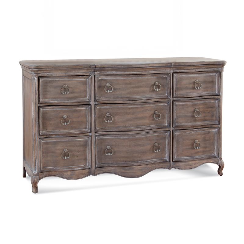 Genoa Antique Gray 9Drawer Triple Dresser Cymax Business