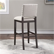American Woodcrafters Lynwood Walnut Solid Wood Stationary 30-inch Barstool