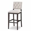 American Woodcrafters Lynwood Walnut Solid Wood Stationary 30-inch Barstool
