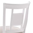 American Woodcrafters Grove White Solid Wood 360-degree Swivel Counter Bar Stool