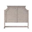 Providence Antique White Wood Queen Panel Headboard