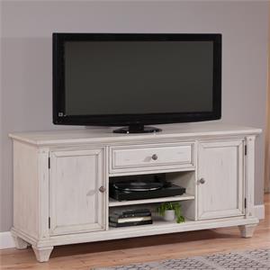 sedona off white vintage style 66-inch wood tv console