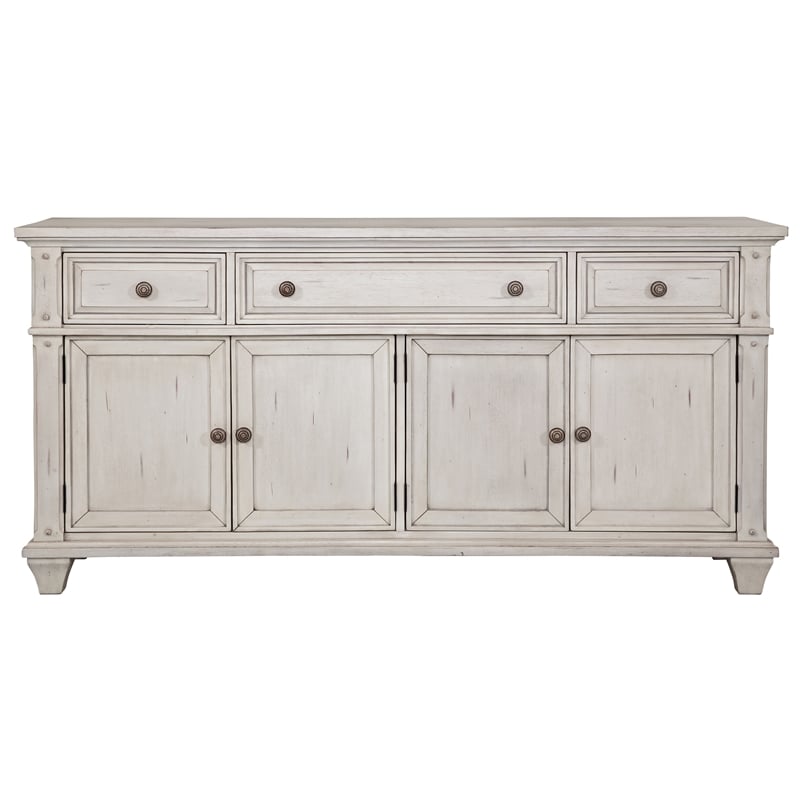 American Woodcrafters Sedona Off White Vintage Style 72