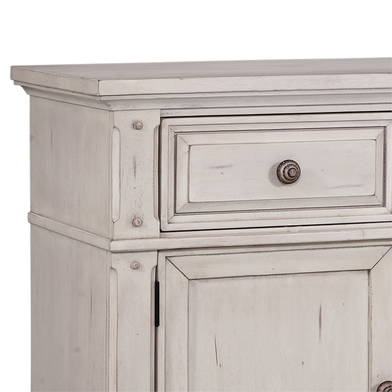 American Woodcrafters Sedona Off White Vintage Style 72