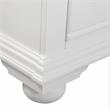 American Woodcrafters Cottage Traditions Eggshell White 2-Drawer Wood Nightstand