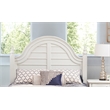 American Woodcrafters Rodanthe Dove White Queen Wood Panel Headboard