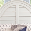 American Woodcrafters Rodanthe Dove White King Wood Panel Headboard