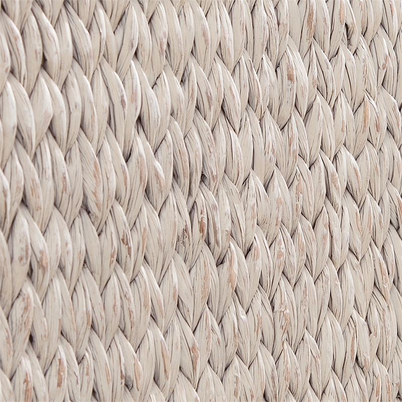 American Woodcrafters Rodanthe Dove White Queen Woven Wood Frame Headboard