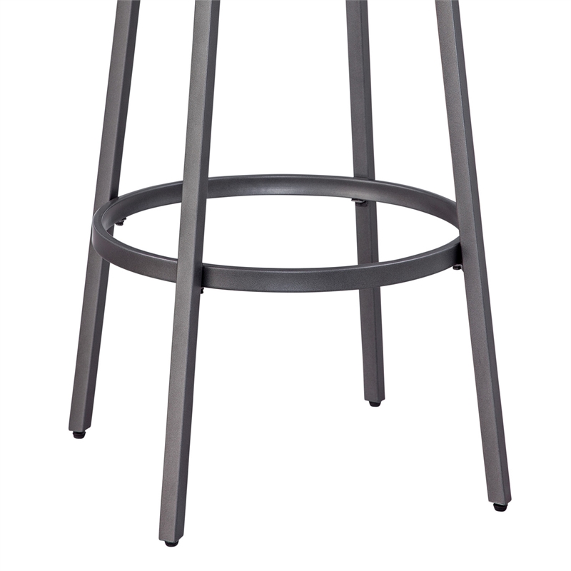 American Woodcrafters Stockton Gray Metal Swivel 30