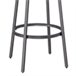 American Woodcrafters Stockton Gray Metal Swivel 30