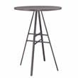 American Woodcrafters Talia 3-piece Driftwood and Metal Pub Height Table Set