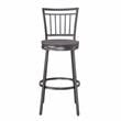American Woodcrafters Talia 3-piece Driftwood and Metal Pub Height Table Set