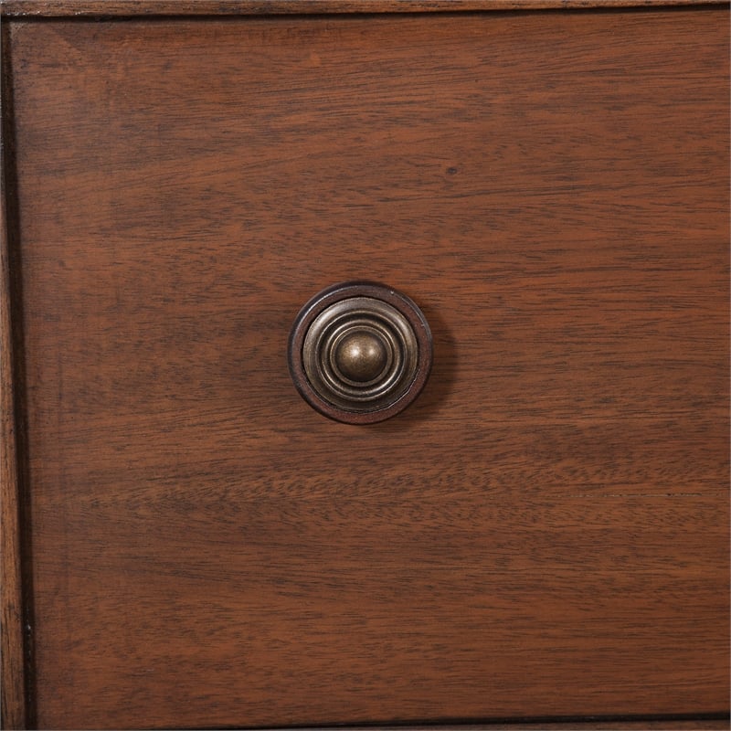 American Woodcrafters Sedona Cherry Finished Wood 3-Drawer Nightstand