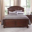 American Woodcrafters Sedona Cherry Finished Wood Arched Queen Panel Bed
