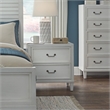 Dunescape White Finished Wood 2-Drawer Coastal Style Nightstand