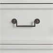 Dunescape White Finished Wood 2-Drawer Coastal Style Nightstand