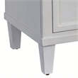 Dunescape White Finished Wood 2-Drawer Coastal Style Nightstand