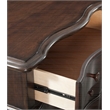 Rodanthe Tobacco Brown 3-Drawer Traditional Style Wood Nightstand