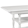 Cottage Traditions Extendable Gathering Height Eggshell White Wood Table