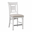 Cottage Traditions Eggshell White Wood Counter Height Chair - Set of 2