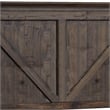American Woodcrafters Farmwood Rustic Brown Wood Queen Panel Headboard