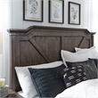 American Woodcrafters Farmwood Rustic Brown Wood Queen Panel Headboard