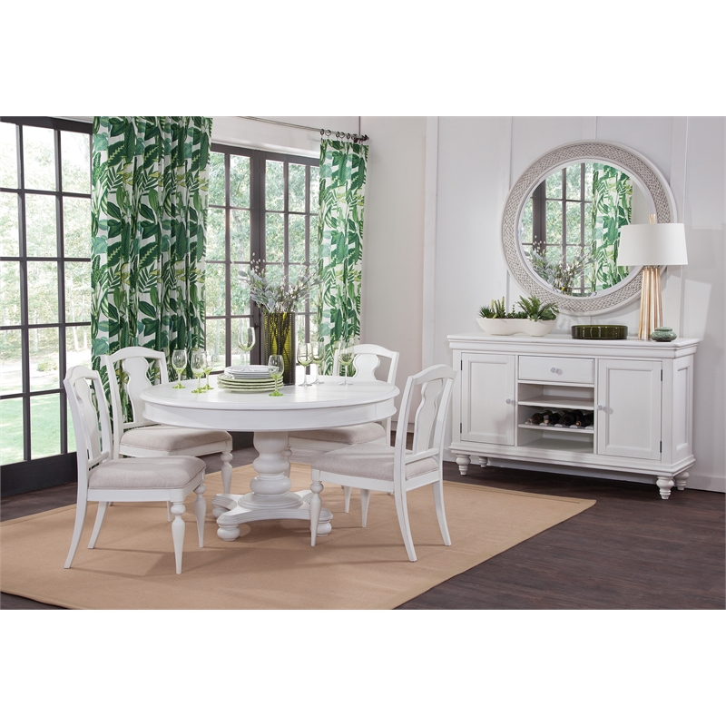Rodanthe Dining Splat Back Side Chair - Set of 2 - Dove White