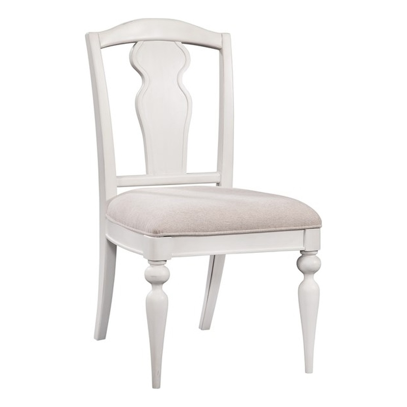 Rodanthe Dining Splat Back Side Chair - Set of 2 - Dove White