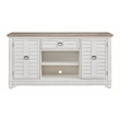 Meadowbrook Server - Whitewash with Sand Top