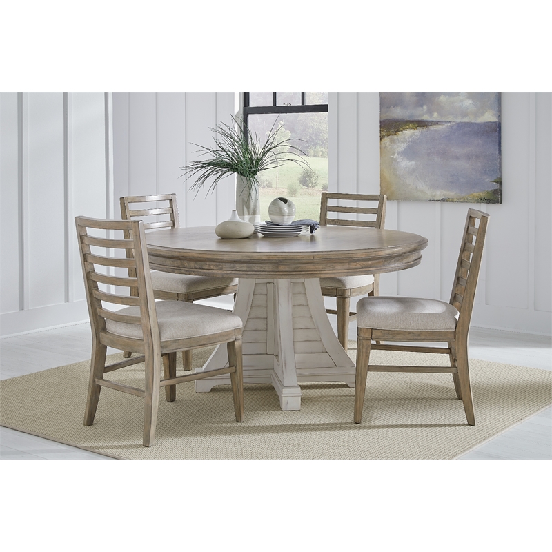 Meadowbrook 5pc Dining Set - Round Table & 4 Upholstered Chairs