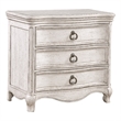 Genoa 3-Drawer Nightstand - Antique White