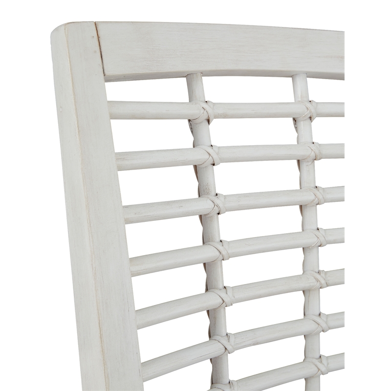 American Woodcrafters Beach Comber Bar Stool - Set of 2 - White