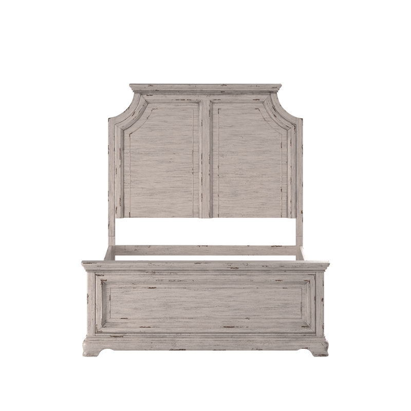 American Woodcrafters Sedona Queen 5 Piece Bedroom Set - Cobblestone White