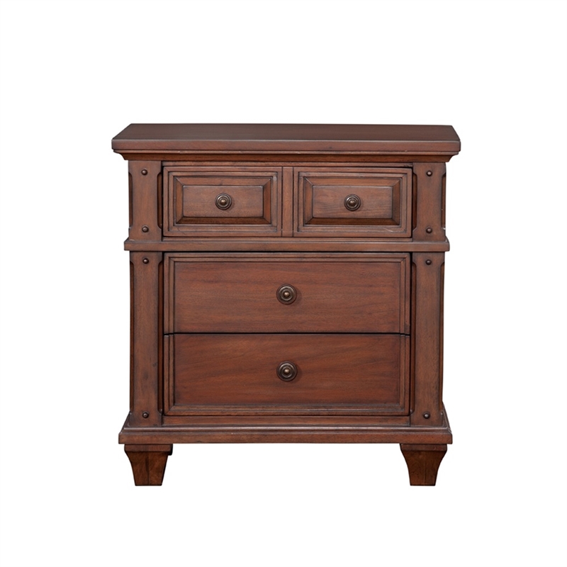 American Woodcrafters Sedona Queen 6 Piece Bedroom Set - Cinnamon Cherry