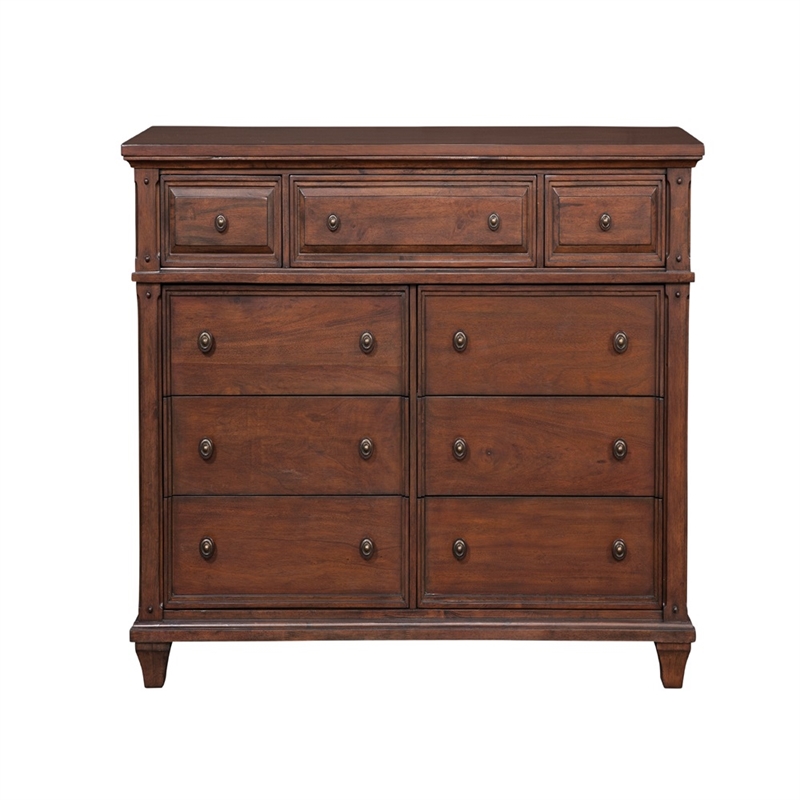 American Woodcrafters Sedona King 4 Piece Bedroom Set - Cinnamon Cherry