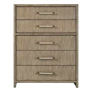 Arlington Queen Upholstered Panel 4pc Bedroom Set - Nutmeg