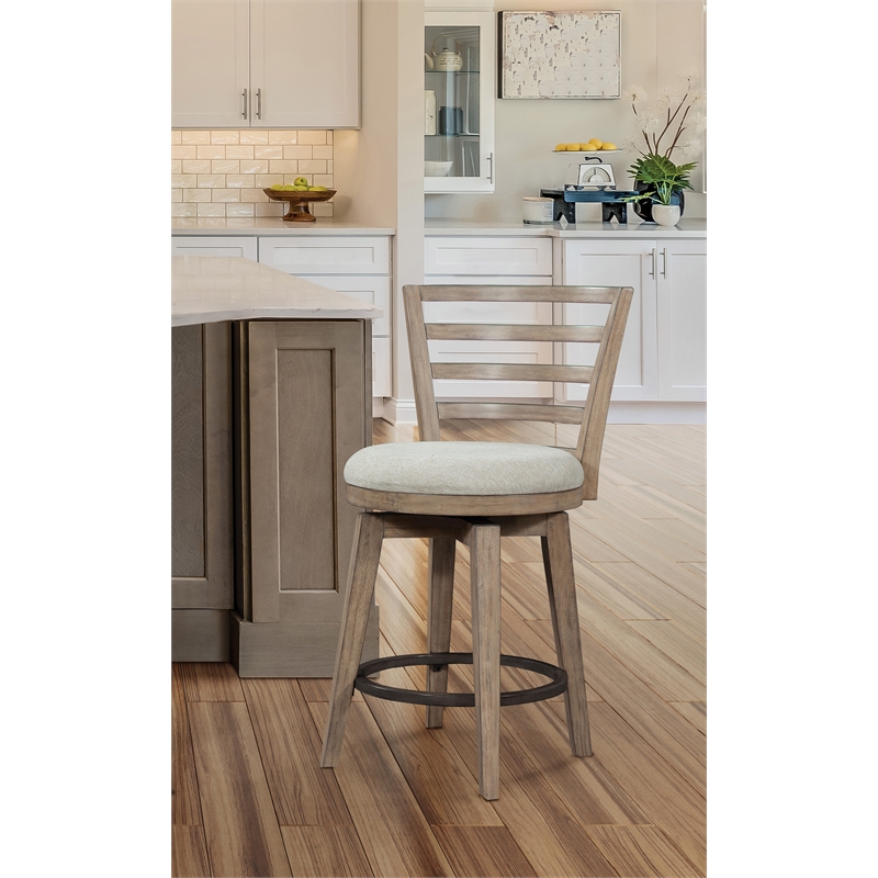 Meadowbrook Counter Height Swivel Stool - Brown