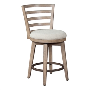 Meadowbrook Counter Height Swivel Stool - Brown