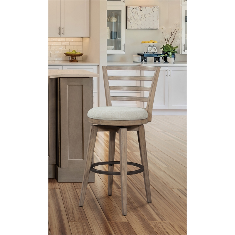 Meadowbrook Bar Height Swivel Stool - Brown