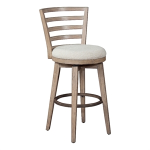 Meadowbrook Bar Height Swivel Stool - Brown