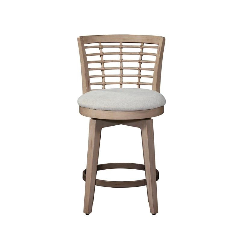 Beach Comber Counter Height Swivel Stool - Brown