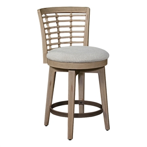 Beach Comber Counter Height Swivel Stool - Brown