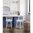 Beach Comber Counter Height Swivel Stool - Weathered White