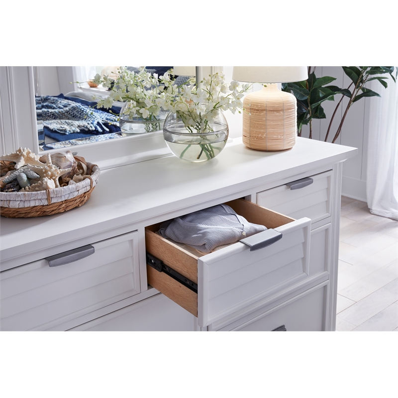 Heritage Coast 7-Drawer Dresser - Coastal White