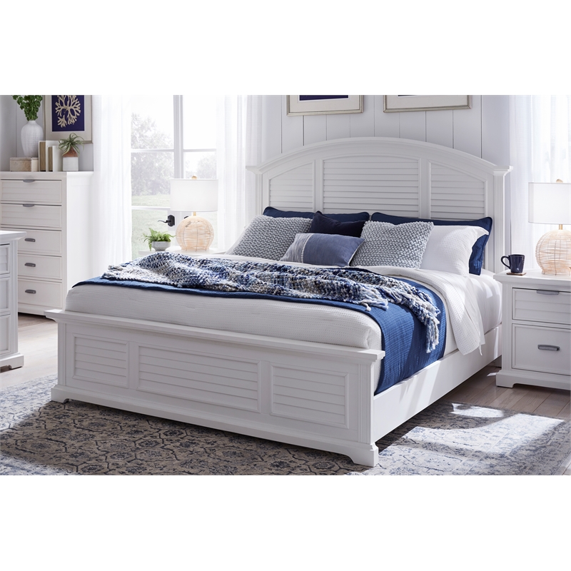 Heritage Coast Bed - Queen - Coastal White