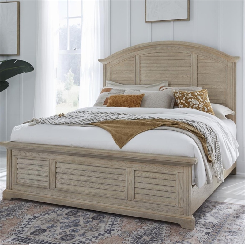 Heritage Coast Bed - King - Sea Oat - Natural