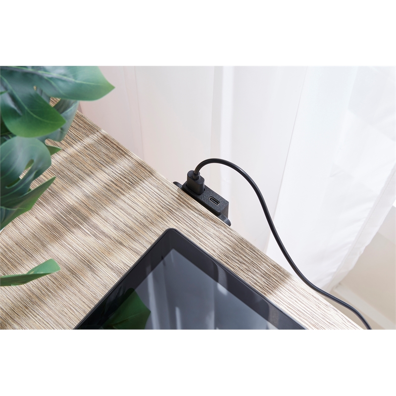 Heritage Coast 1-Drawer Night Stand With USB - Sea Oat