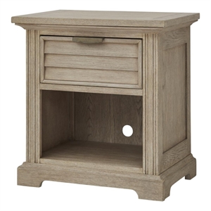 Heritage Coast 1-Drawer Night Stand With USB - Sea Oat