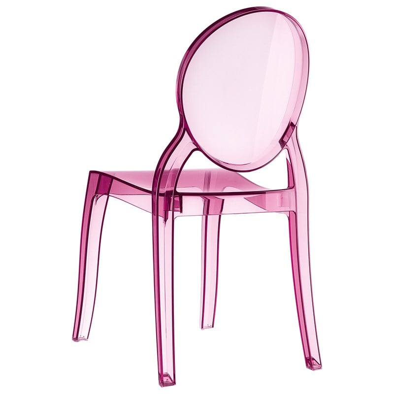 Compamia Elizabeth Polycarbonate Patio Dining Chair in Pink