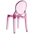 Compamia Elizabeth Polycarbonate Patio Dining Chair in Pink
